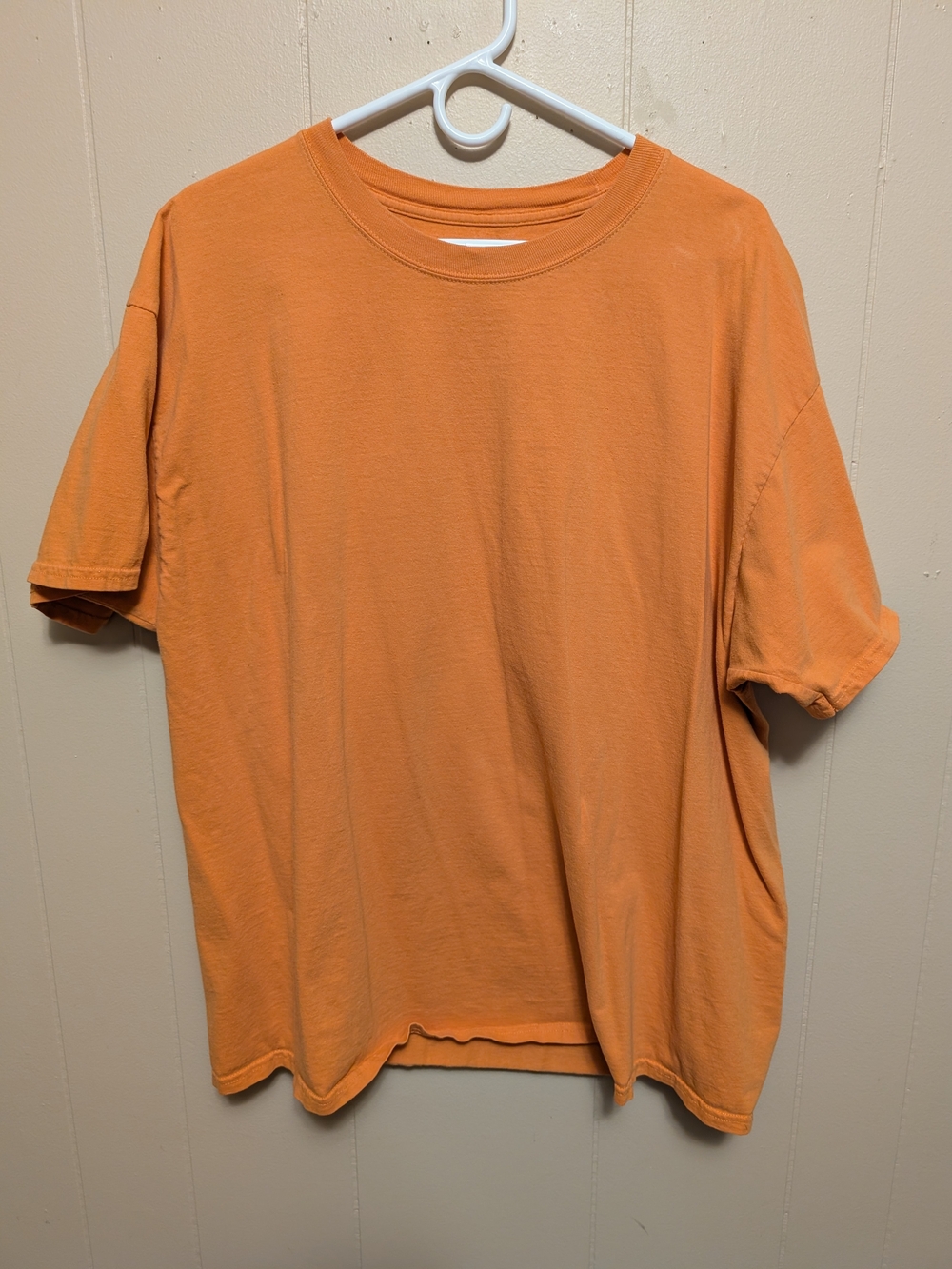Hanes Beefy-T Men's T-Shirt XL Burnt Orange Rust Short Sleeve
